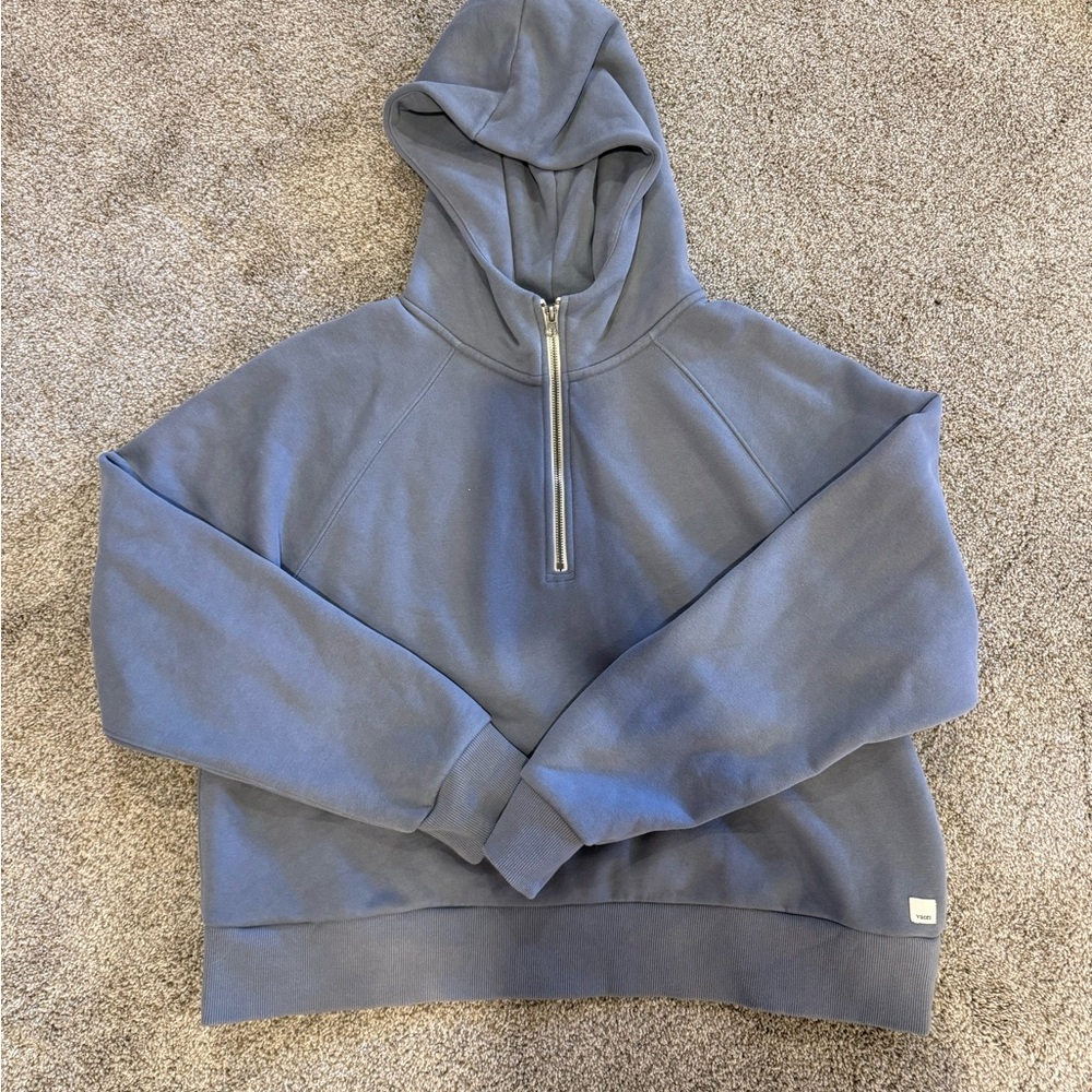 Vuori Blue Half-Zip Hoodie Women’s xxl